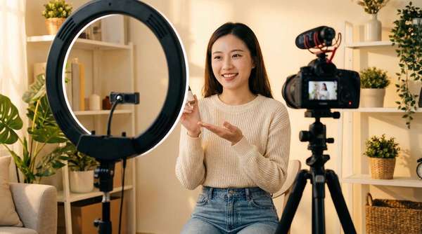 镜子前面视频拍摄教程