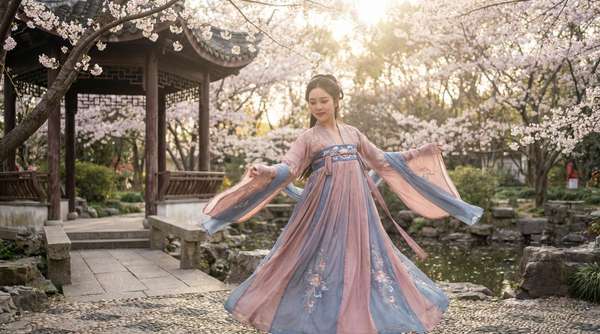 镜子前面古风cosplay视频